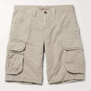 Incotex Cotton/Linen Cargo Shorts